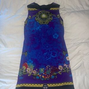 Elegant Purple Floral Women's Dress Sun Unique